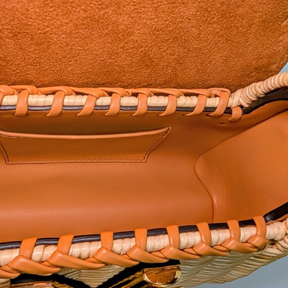 Louis Vuitton Damier Wicker Rattan Monogram Canvas Twist PM Shoulder Bag - Picture 14 of 16